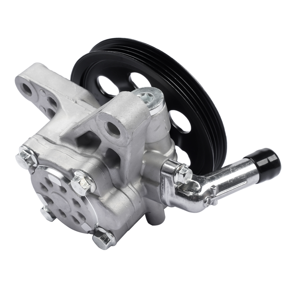 转向助力泵 Silver Power Steering Pump W/ Black Pulley Replacement for Honda 2003-04 Pilot 56110-PGK-A01-2