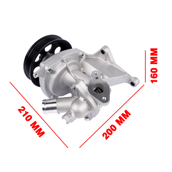 水泵 Engine Water Pump w/ Thermostat Fits for Chevrolet Malibu Traverse GMC Canyon Terrain 2013-2022-7