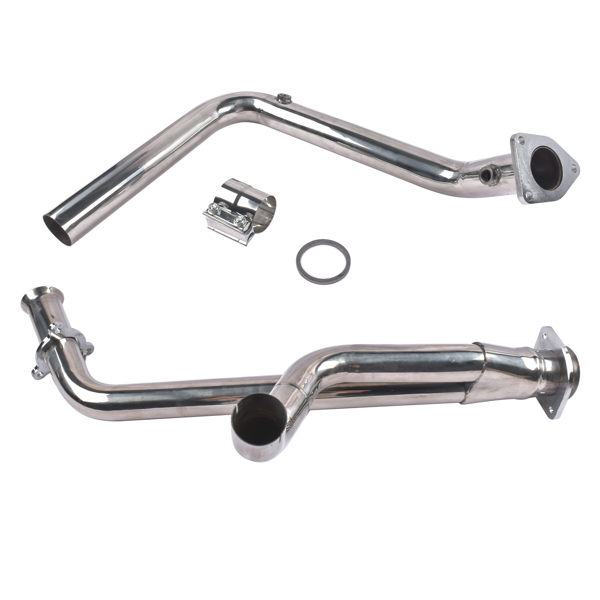 排气套件 Stainless Exhaust Y-Pipe Fit for Chevy GMC 2WD 4WD Avalanche Sierra Yukon Silverado Suburban Tahoe Trailblazer 1999-2006 GM641242-5