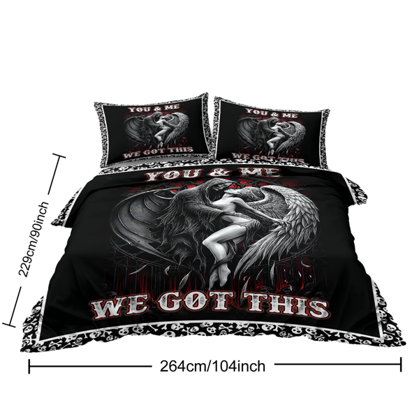 自产床品三件套 鬼神性感女 美国加大号（temu仅可自提）-6