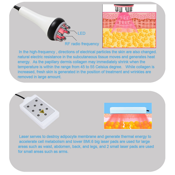 身体按摩、面部护肤、皮肤提升、减肥的六合一美容机-12