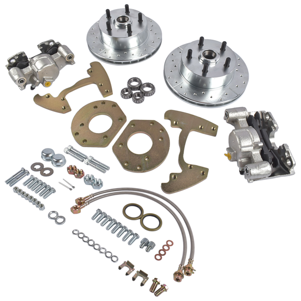 刹车盘套装 Fit for 1964-1966 Mustang Disc Brake Conversion 6 Cylinder 5 Lug-4