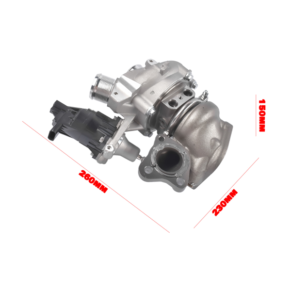 涡轮增压器 Left Turbo Turbocharger JL3Z6K682A JL3Z6K682C Replacement for Ford F-150 Expedition Lincoln Navigator K03 3.5L-8