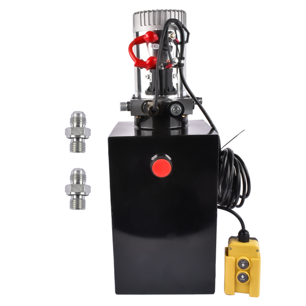 A3 液压泵 Hydraulic Power Unit 12V Single Acting Hydraulic Dump 15 Quart Steel Reservoir-2