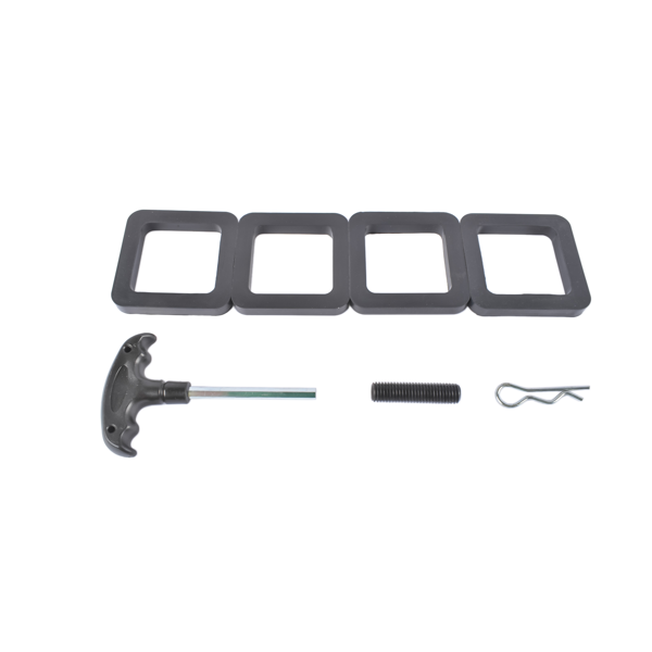 拖车挂接装置 Black Adjustable Trailer Hitch Fits 2.0-Inch Receiver 8" Drop Hitch-8