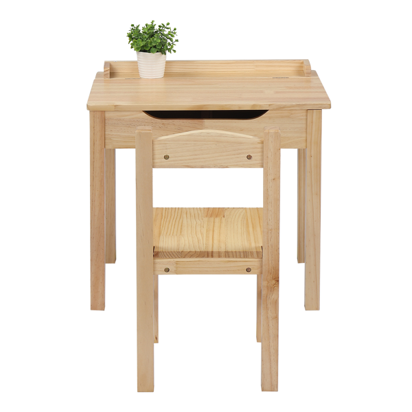 可收纳 长方形 桌面可收纳 原木色 学习桌椅 儿童桌椅 现代 适用于3岁以上 59*40.5*55cm P2密度板 1se-5