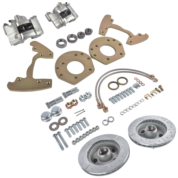 刹车盘套装 Fit for 1964-1966 Mustang Disc Brake Conversion 6 Cylinder 5 Lug-3