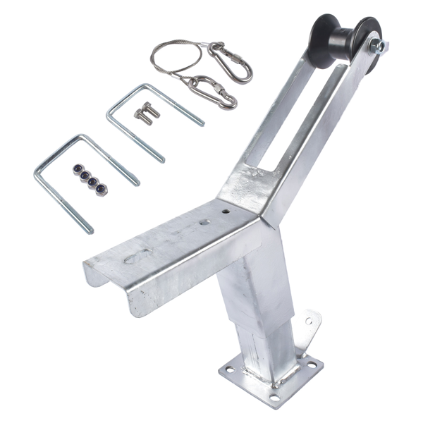 A3 拖车挂接装置 Height Adjustable Boat Winch Mounts 16"-20" + Roller for 3" W x 4" H Frames-8