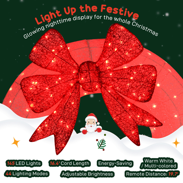 圣诞花环（周末不发货）-3