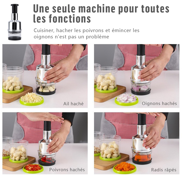 厨房拍切大蒜洋葱蔬菜切片机切碎刀食物削皮机切丁机-7