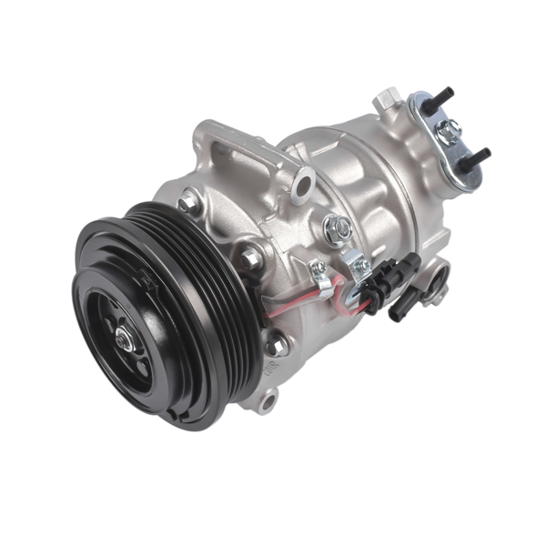 汽车空调压缩机 A/C Compressor with Clutch Fit for Chevy Malibu GMC Acadia Cadillac XT4 Buick Regal L4 2.0L 2.5L 5-Groove Pulley With Heavy Duty Cooling 84554908 84767890-4
