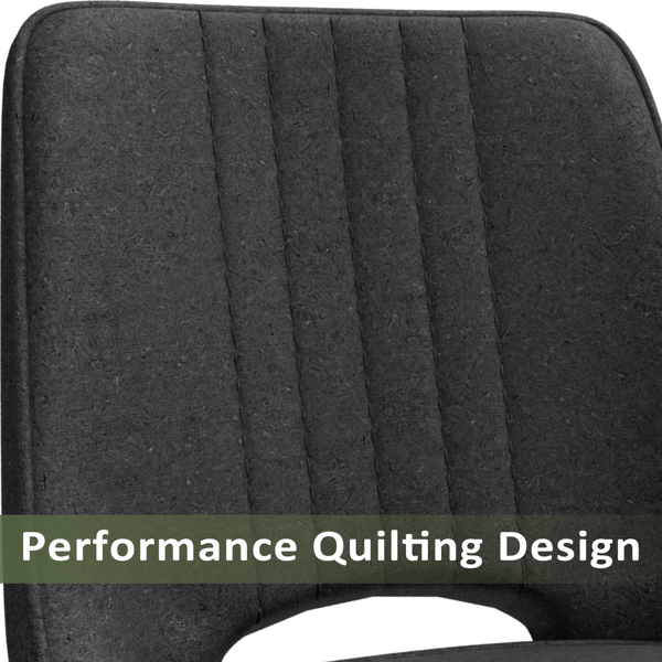 餐椅套装（4张），带靠背厨房椅，PU皮革材质，适用于客厅、休闲区及吧台的餐厅座椅-6