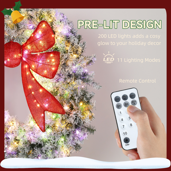 圣诞花环（周末不发货）-4