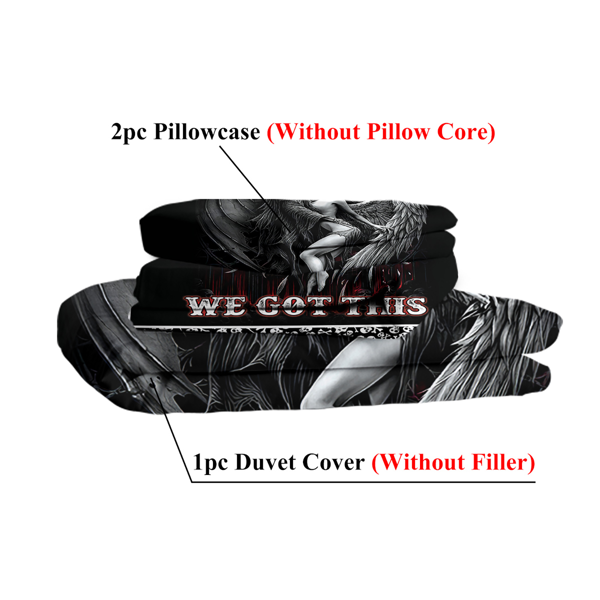 自产床品三件套 鬼神性感女 美国加大号（temu仅可自提）-3