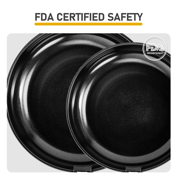 23件 七锅两盖 可拆卸手柄 烹饪锅具 黑色 铝锅套装-9