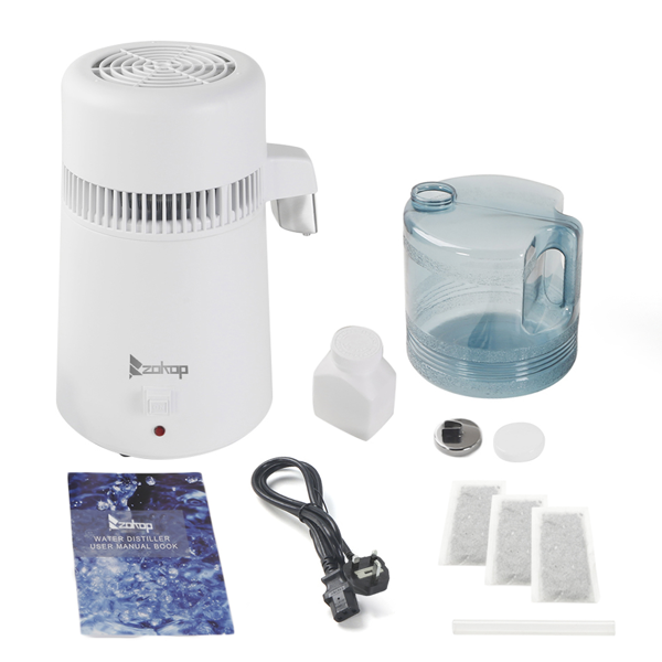 【同款编码：94286132】英规 ZB-1 4L 蒸馏水机 220V 220V,750W 新温控带塑料瓶 塑料 原色-15