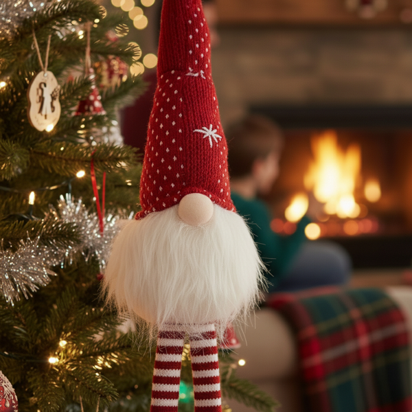 2件套圣诞节侏儒室内外节日派对装饰品可爱的桌面装饰品礼品FBA发货-5