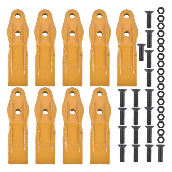 斗齿 1324720 8T4778 1592953 Nine (9)Bucket Uni-Teeth Replacement for Caterpillar 277D, 287, 287C2-4