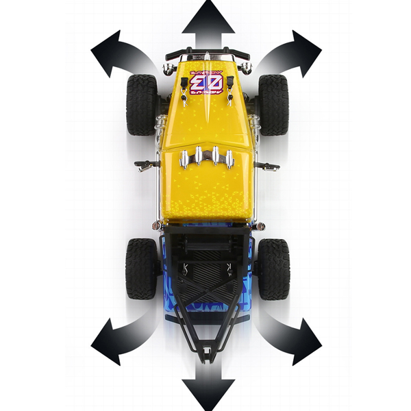1:16高速RC大轮漂移拖车4X4比例2.4 Ghz新款-12