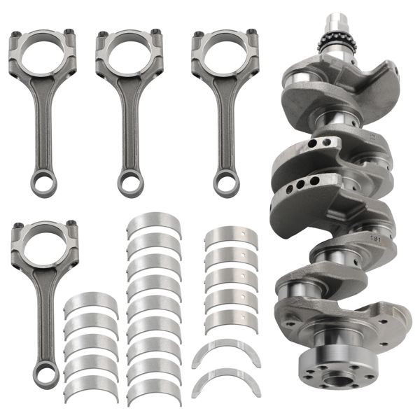 1.6升发动机曲轴连杆及轴承套装，适用于2012-2019款现代起亚SOUL RIO车型-1