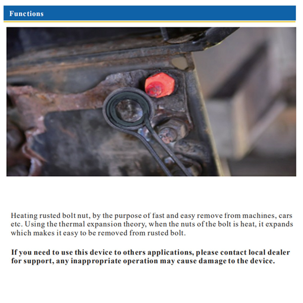 1500W磁铁用于汽车无焰加热，配备4个新线圈-17