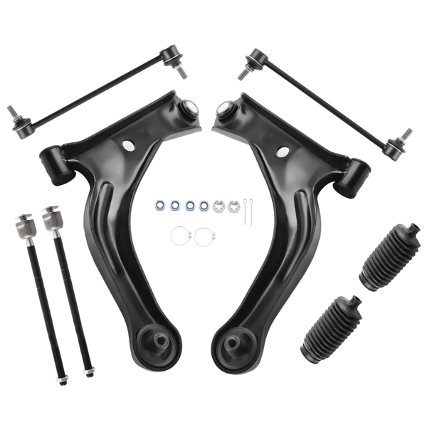 10件式前下控制臂（含转向拉杆球头），适用于2005-2009款马自达Tribute-1