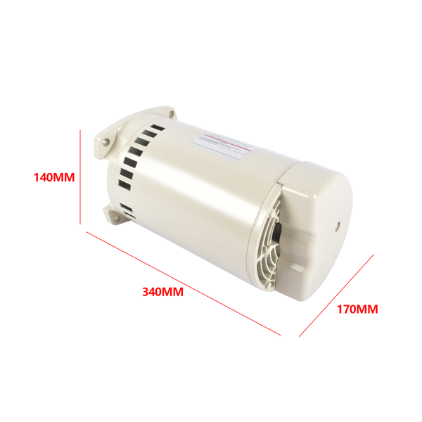 泳池水泵电机 355010S Pool Pump Motor 115/208-230 Volts 1 Speed Replacement for WhisperFlo WFE-4 & WFE-26-8