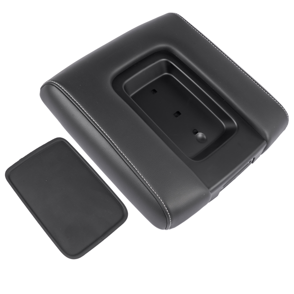 中央扶手箱盖 Middle Seat Black Console Armrest Lid Fit for Chevy Silverado GMC Sierra 1500 2500 3500 4500 5500 6500 2014-2024 22881398-4