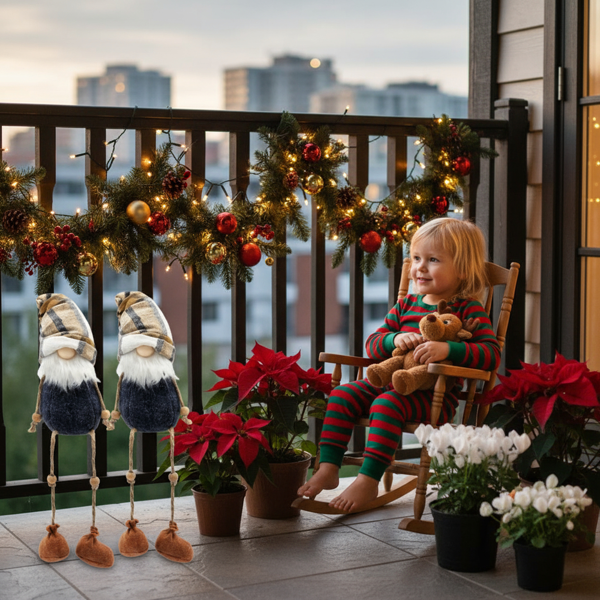3件套圣诞侏儒装饰品收获和感恩节家居餐桌装饰品，派对礼物的可爱节日装饰品，秋季农舍侏儒中心装饰品FBA发货-5