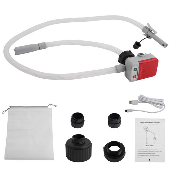 适用于TRFA01-XL 20066型泵的新型燃油输送泵，含4个适配器，流量2.4加仑/分钟-1