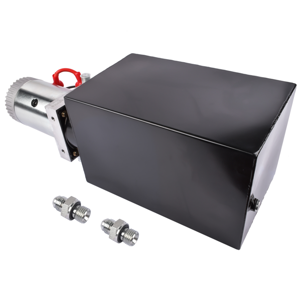 A3 液压泵 Hydraulic Power Unit 12V Single Acting Hydraulic Dump 15 Quart Steel Reservoir-8