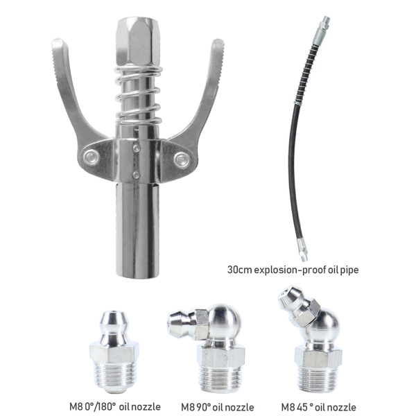 双手柄锁钳油嘴高压油脂枪耦合器+适配器套件(TK/TMEU下自提)-5