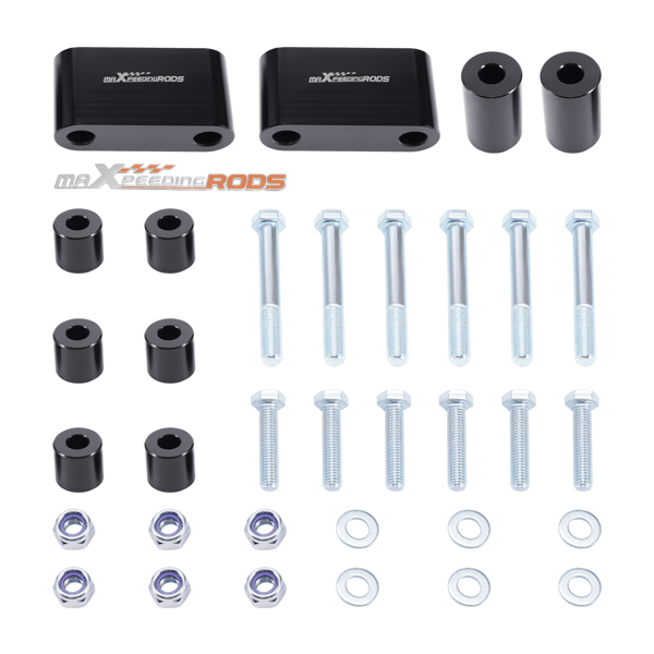 2英寸后拖曳臂垫片套件，适用于斯巴鲁翼豹、森林人、傲虎、力狮车型-3