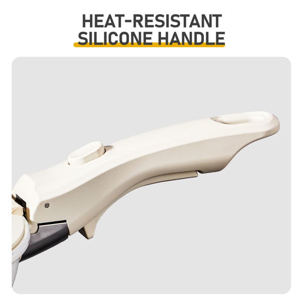 22件 六锅三盖 可拆卸手柄 烹饪锅具 米白色 带28cm汤锅 铝锅套装-6