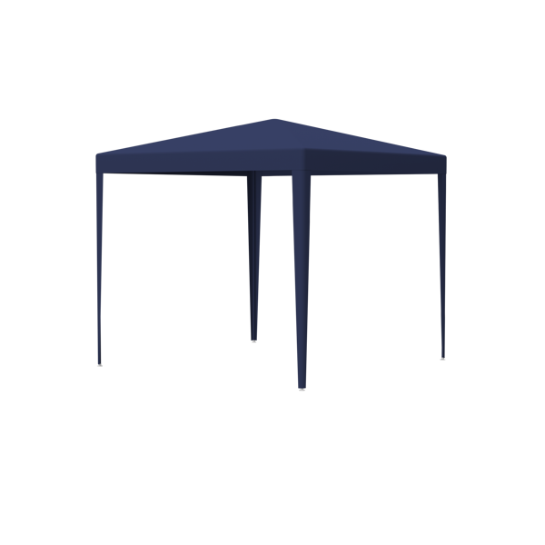 3*3m 4片面（两个门）,螺旋管 凉棚 蓝色 PE布, 10'x10'派对帐篷 4 面可拆, 户外 重型凉亭,婚礼帐篷 喷塑铁管-5