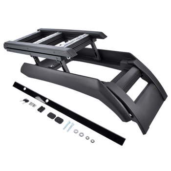 爬梯 L663 Side Roof Rack Access Ladder Folding Step Replacement for Land Rover Defender 90 or 110 2020-2023