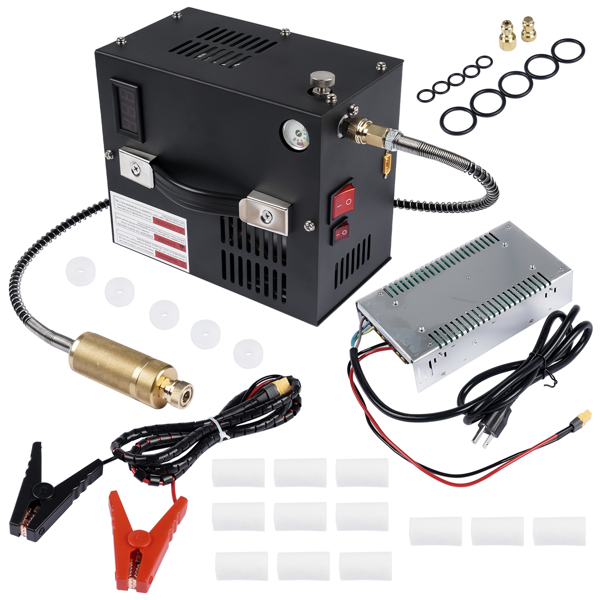 空气压缩机 Air Compressor 4500PSI/30Mpa Built-in Converter DC12V/AC120V Two Colors-5