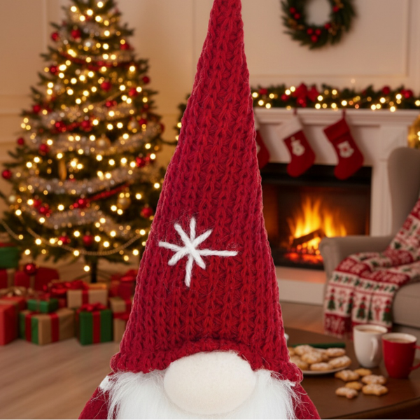 2件套圣诞侏儒节日装饰可爱的桌面装饰品，用于派对礼品和家居展示FBA发货-5