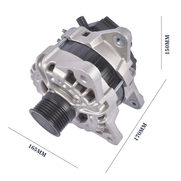 发电机 12V 12A Clockwise Rotation Alternator with Pulley Fits for Nissan Sentra Sedan 2.0L L4 2020-2022 23100-6LB0A-5