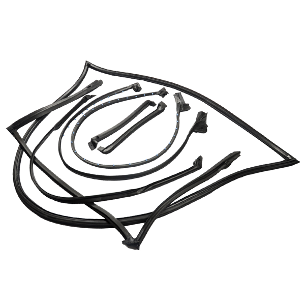 密封条套件 Weather Strip Seal Full Weatherstrip Kit Set Fits for Chevy Corvette 5.7L V8 1984-1996 9096GGW-5