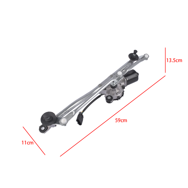 雨刮连动杆总成 Front Windshield Wiper Linkage Fits for Chevrolet Cruze 1.4L 1.8L 2.0L L4 2011-2015-4