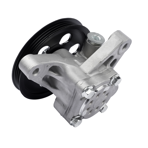 转向助力泵 Silver Power Steering Pump W/ Black Pulley Replacement for Honda 2003-04 Pilot 56110-PGK-A01-3