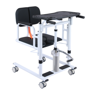 带180°分体式座椅和便盆的患者升降转移椅、浴室轮椅