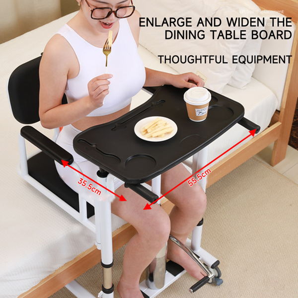 带180°分体式座椅和便盆的患者升降转移椅、浴室轮椅-26