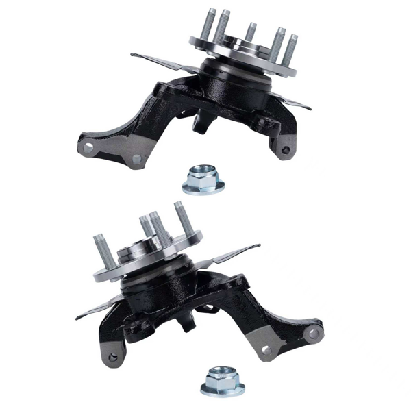 转向节总成 Front Left & Right Steering Knuckle & Bearing 698-405, 698-404 Fit for Ford Escape, Mazda Tribute, Mercury Mariner 2005-2011 KA698405 KA698404-4