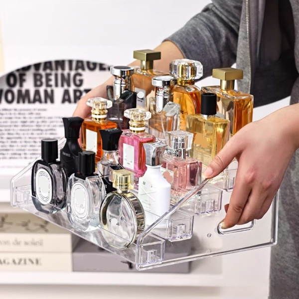 亚克力卡牌拆卡收纳架多层卡位架(Layers:5 layers, 型号:透明色5层）（tk,temu下自提）-5