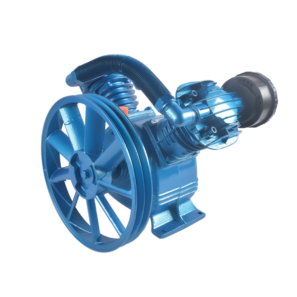 空气压缩机机头 175PSI 4KW 5.5HP Twin Cylinder Air Compressor Pump Head V Type Double Stage Aluminum Corded Electric 110V-4