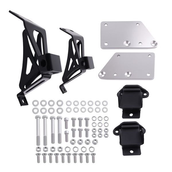 发动机支架适配器套件，适用于雪佛兰C10 1963-1972款，含LS V8发动机安装支架组件-3