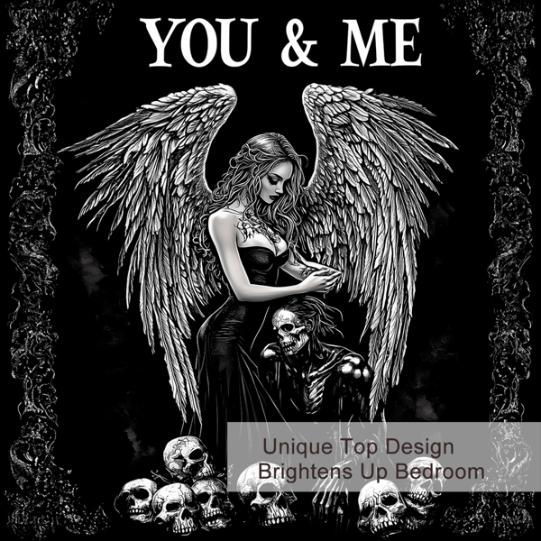 自产床品三件套 天使恶魔 美国小号（temu仅可自提）-5