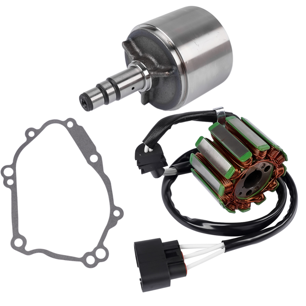 定子线圈和飞轮 Stator & Flywheel Gasket Fit for Yamaha YZF R1 50th Anniversary Limited Edition 2006-2